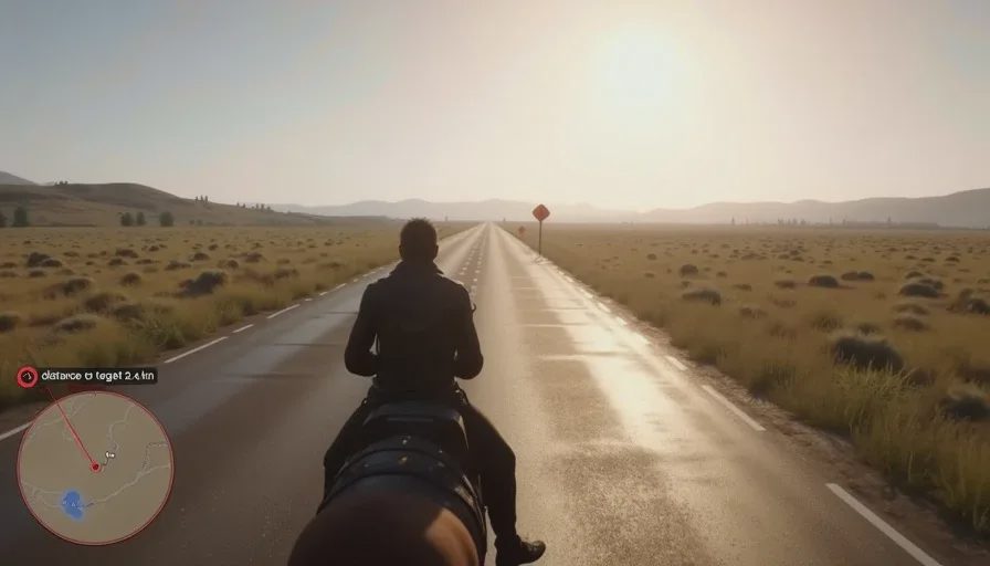 open-world long travel sequence showing dead time and busywork