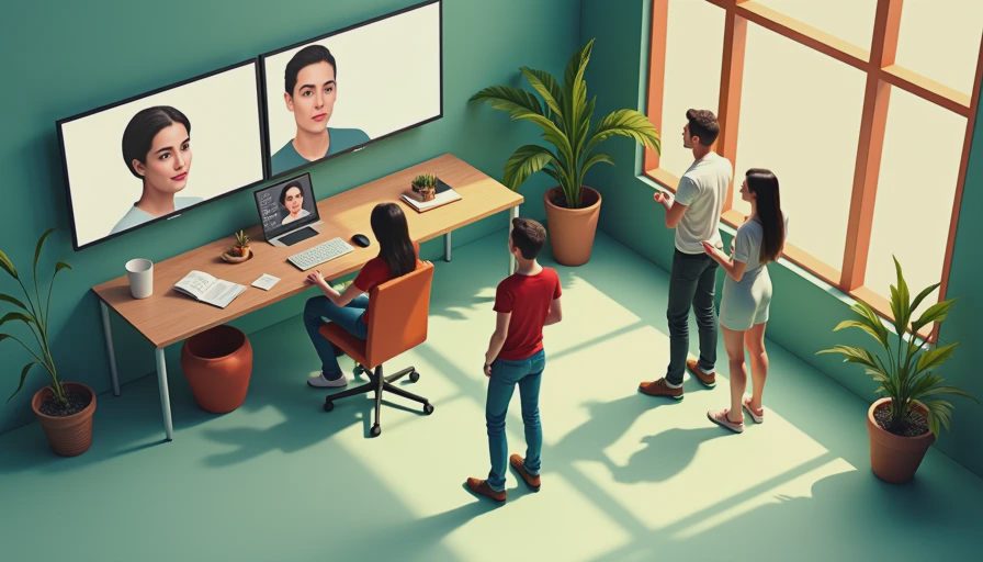 Visual context for uncanny valley graphics